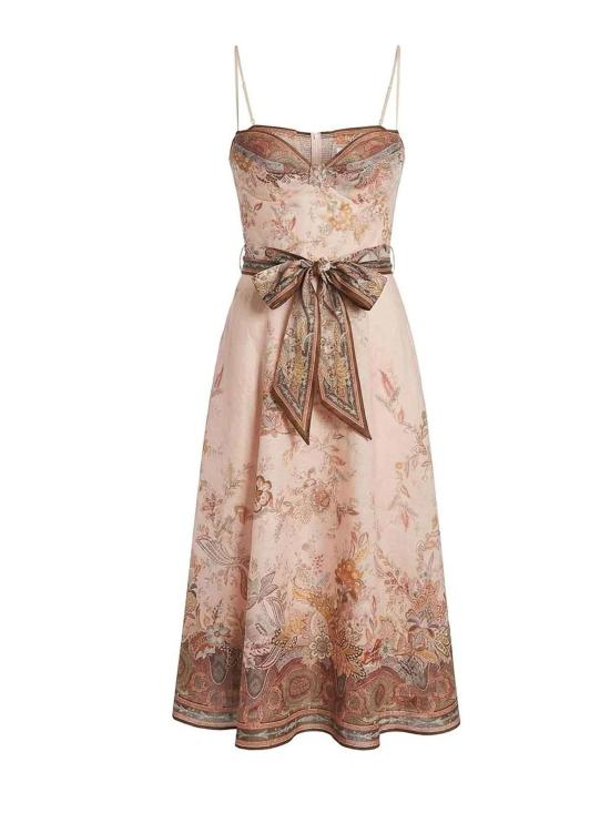 25FW 짐머만 미디 스커트 7477DS262PKP Nude Neutrals