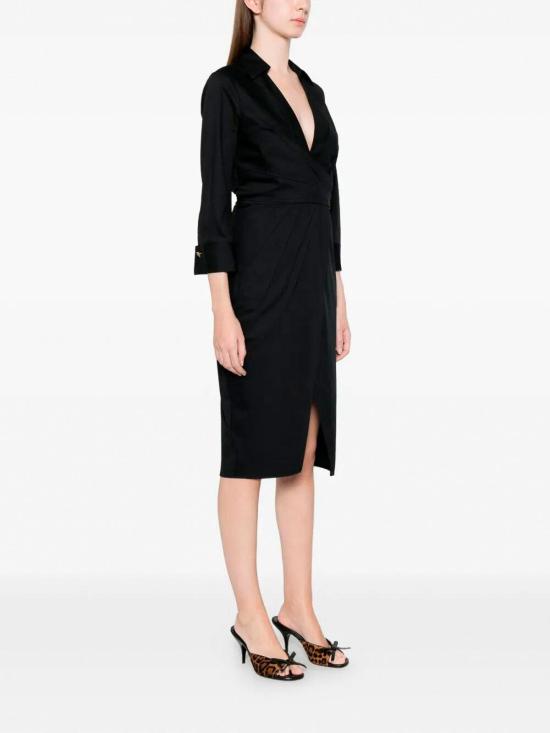 26SS 엘리자베타프랜치 미디 스커트 AB95562E2110 Black - ELISABETTA FRANCHI