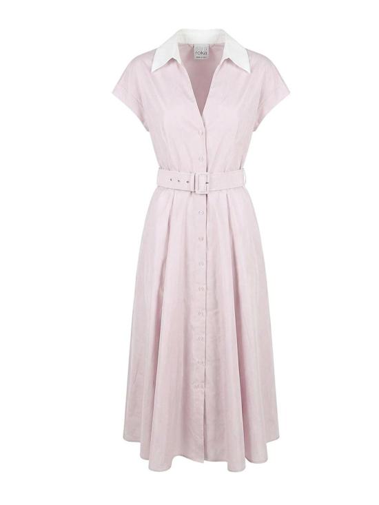 25FW 사라로카 미디 스커트 S1Q1569BSD5041932 Light Pink
