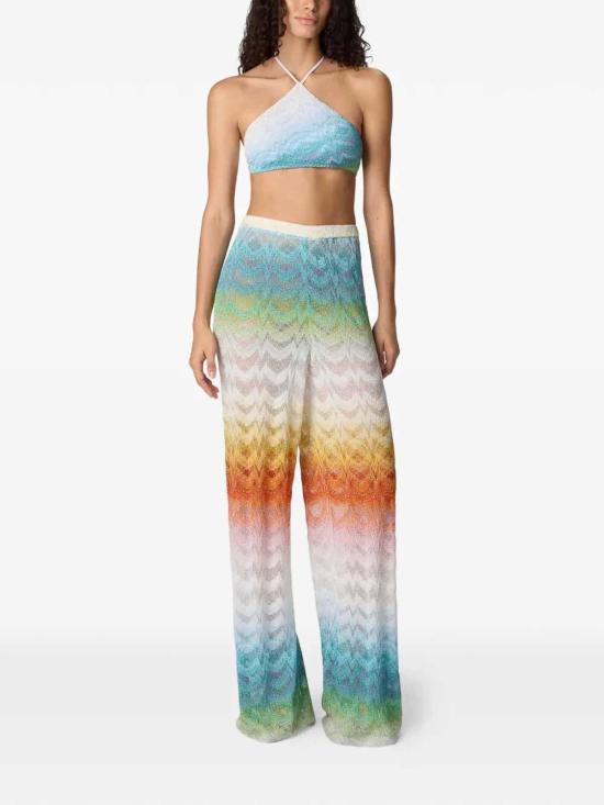 26SS 미소니 팔라초 팬츠 29MC25SI01BR014HSM9X1 Multicolour - MISSONI