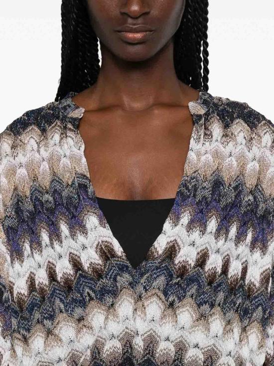 26SS 미소니 긴팔 티셔츠 29DS26SJ01BR015JS72RA Multicolour - MISSONI