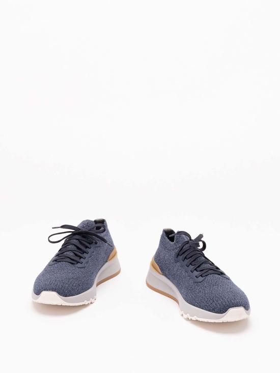 26FW 브루넬로 쿠치넬리 스니커즈 MZUWLBO253COU50 Dark Wash - BRUNELLO CUCINELLI
