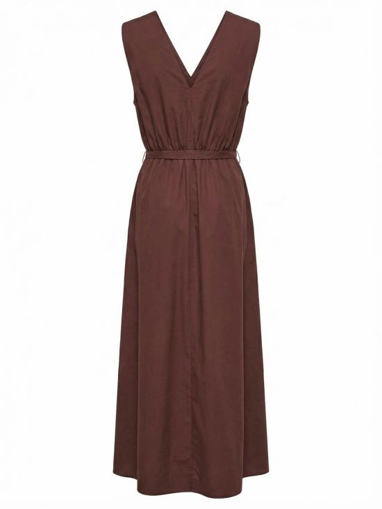 25FW 파트리지아페페 미디 스커트 2A3077A743B887 Brown - PATRIZIA PEPE
