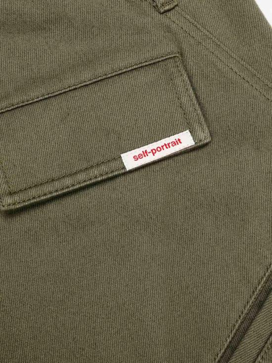 26FW 셀프 포트레이트 스트레이트 팬츠 PF26831PAGKHAKI Light Brown - SELF PORTRAIT