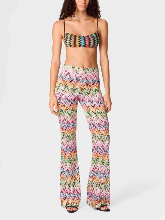 26SS 미소니 팔라초 팬츠 29MC23SI01BJ00QLSM9Z9 Multicolour - MISSONI