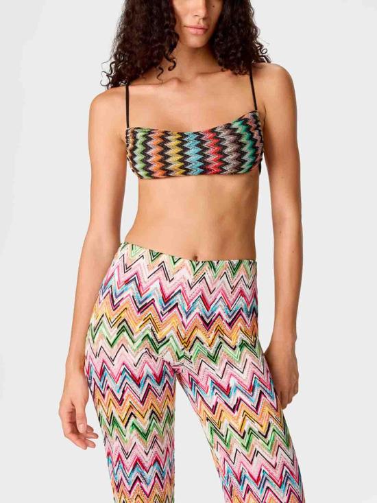 26SS 미소니 팔라초 팬츠 29MC23SI01BJ00QLSM9Z9 Multicolour - MISSONI