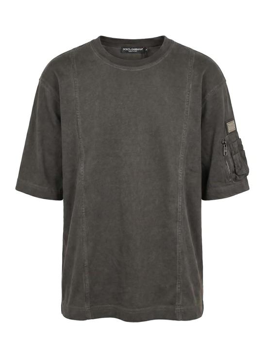 26SS 돌체앤가바나 반팔 티셔츠 G8TF5TG7PPRN0000 BLACK