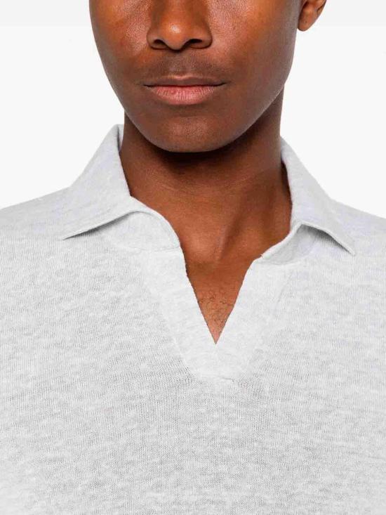 25FW 발바 폴로 티셔츠 7000906040052 Grey - BARBA