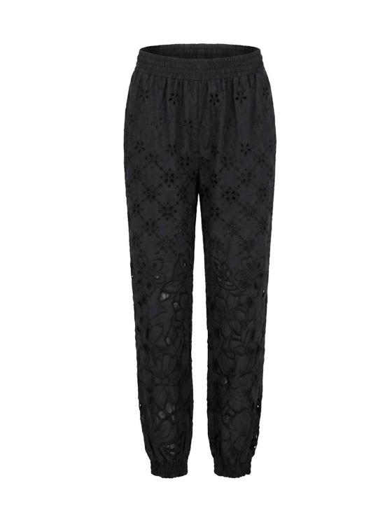 26SS 에르마노 설비노 트레이닝/조거 팬츠 D484P604QYD95708 Black