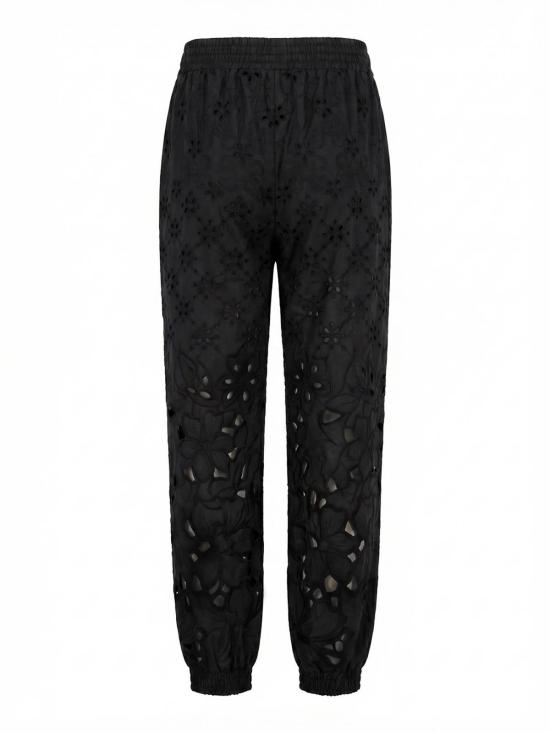 26SS 에르마노 설비노 트레이닝/조거 팬츠 D484P604QYD95708 Black - ERMANNO SCERVINO
