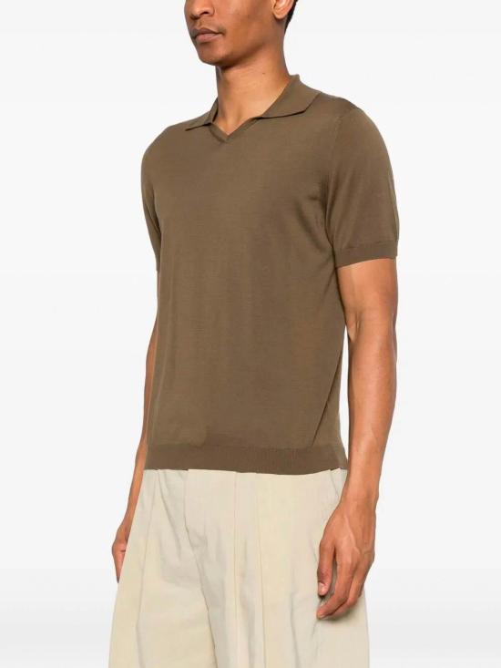 25FW 드루모어 폴로 티셔츠 D0GN146L441 Dark Green - DRUMOHR