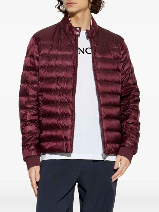 25FW 몽클레어 가죽 자켓 0911A00008597XQ460 Red - MONCLER