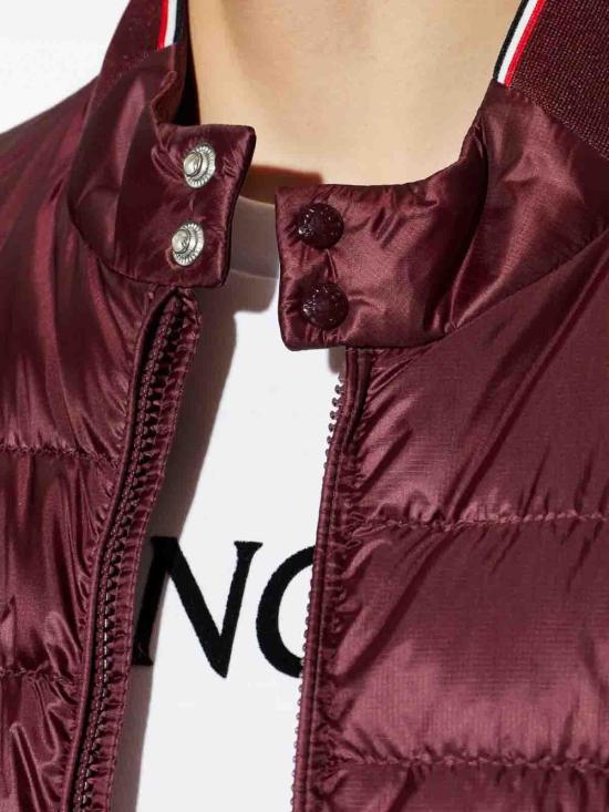 25FW 몽클레어 가죽 자켓 0911A00008597XQ460 Red - MONCLER