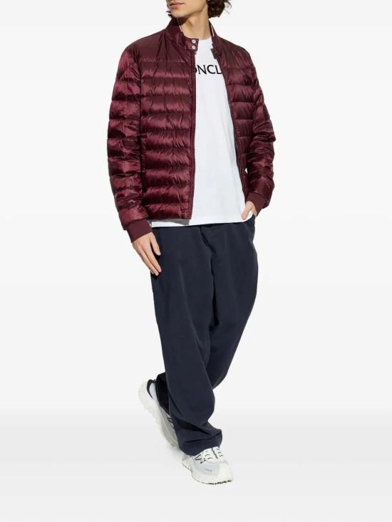 25FW 몽클레어 가죽 자켓 0911A00008597XQ460 Red - MONCLER