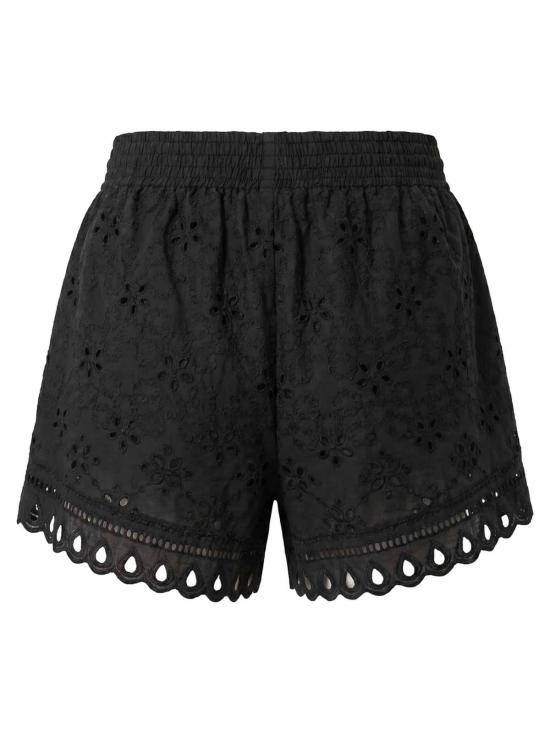 26SS 에르마노 설비노 숏팬츠 D484P605QYD95708 Black - ERMANNO SCERVINO