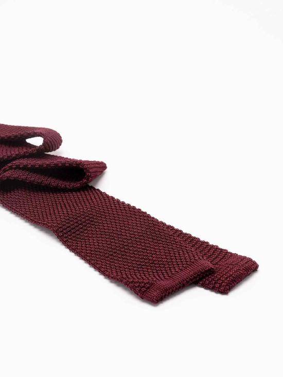 26FW 브루넬로 쿠치넬리 넥타이 MM8880018C5013 Burgundy - BRUNELLO CUCINELLI