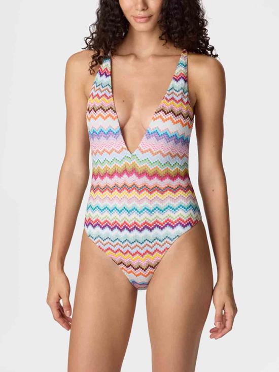 26SS 미소니 원피스 수영복 29MC22SP03BR014FSM9WV Multicolour - MISSONI