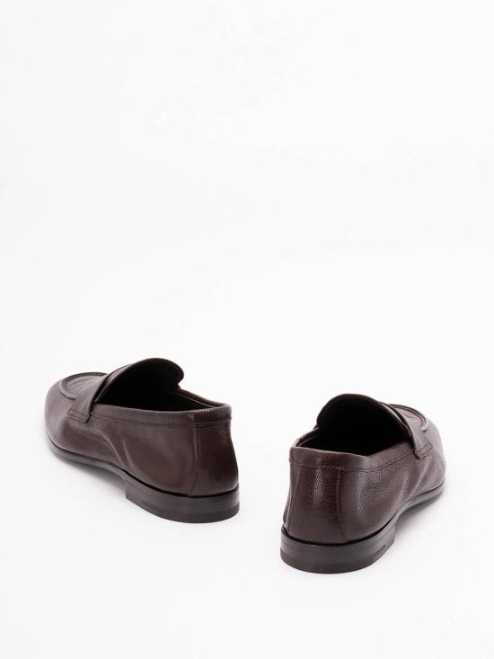 25FW 프라다 레더 로퍼 2DF0903ACMFX000F0003 Dark Brown - PRADA