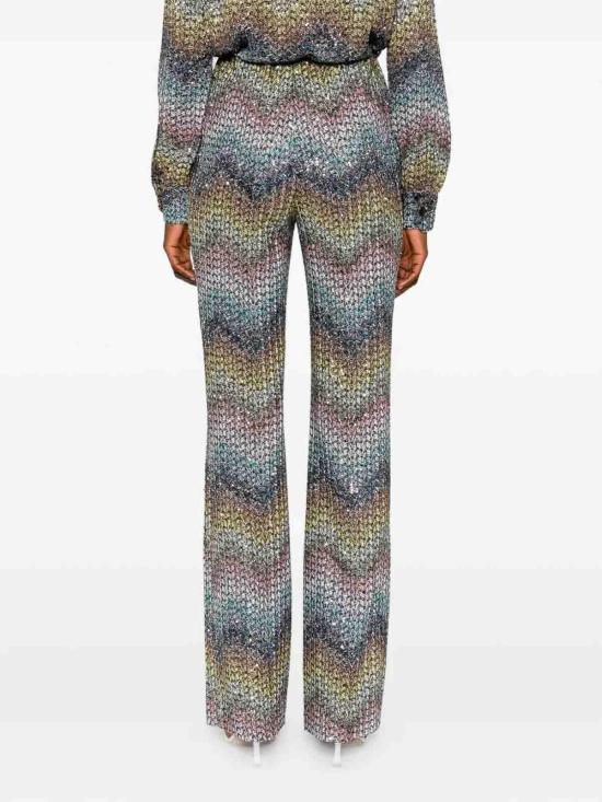 26SS 미소니 팔라초 팬츠 29DS26SI0GBC0065SMSNS Blue - MISSONI