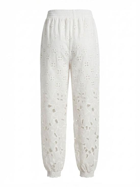 26SS 에르마노 설비노 트레이닝/조거 팬츠 D484P604QYD10602 White - ERMANNO SCERVINO