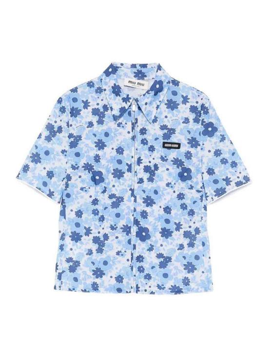 25FW 미우미우 셔츠 MK201919EXSOOOF0013 Light Blue