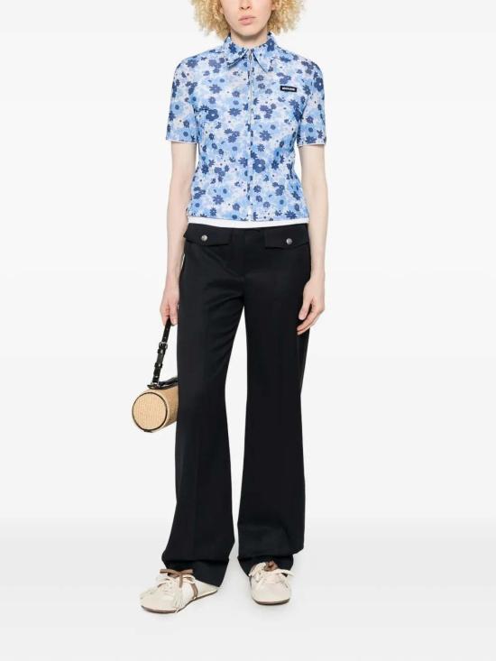 25FW 미우미우 셔츠 MK201919EXSOOOF0013 Light Blue - MIU MIU