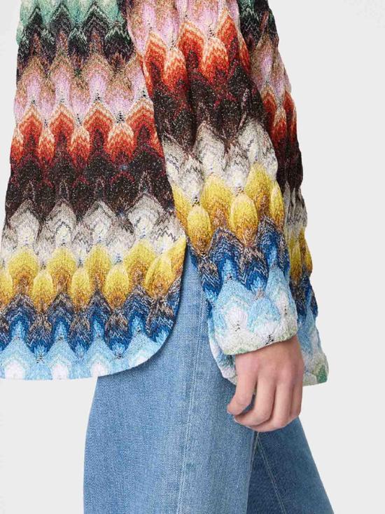 26SS 미소니 긴팔 티셔츠 29DS26SJ01BR015JSMSNV Multicolour - MISSONI