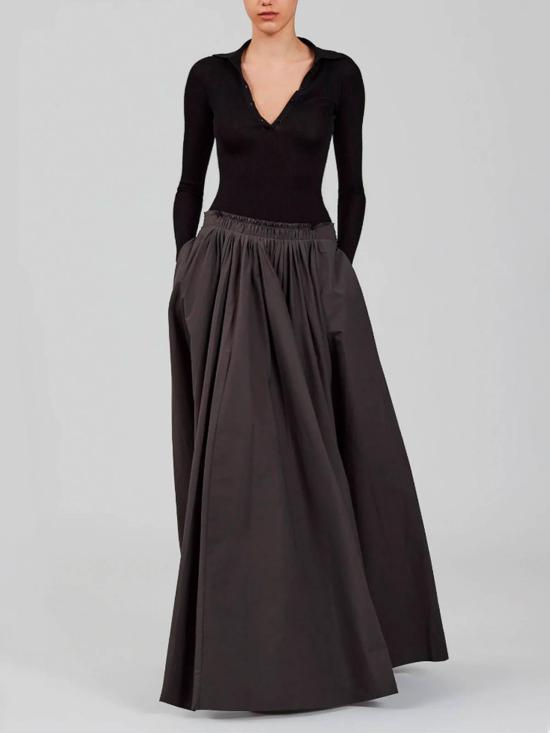 25FW 사 수 파이 미디 스커트 S26225CCOJ0760 Grey - SA SU PHI