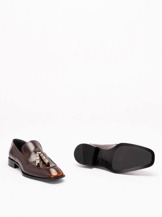 26SS 로에베 엣지 레더 로퍼 L814379X693100 Brown - LOEWE