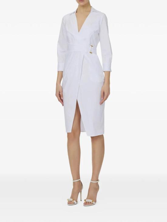 25FW 엘리자베타프랜치 미디 스커트 AB95562E2360 Cream - ELISABETTA FRANCHI