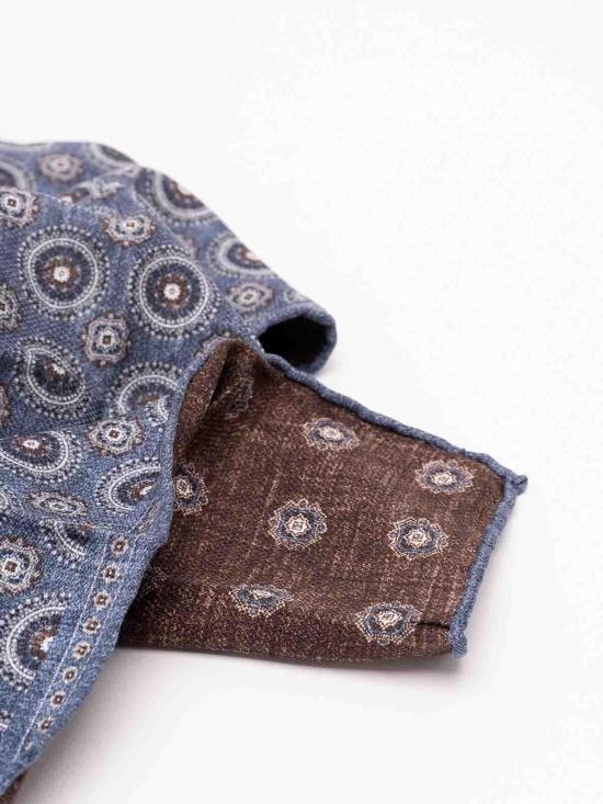 26FW 브루넬로 쿠치넬리 머플러/스카프 MI8980091C9765 Blue - BRUNELLO CUCINELLI