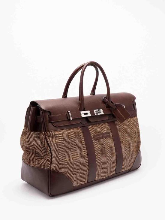 26FW 브루넬로 쿠치넬리 캐리어 MBROBU071CYA14 Light Brown - BRUNELLO CUCINELLI