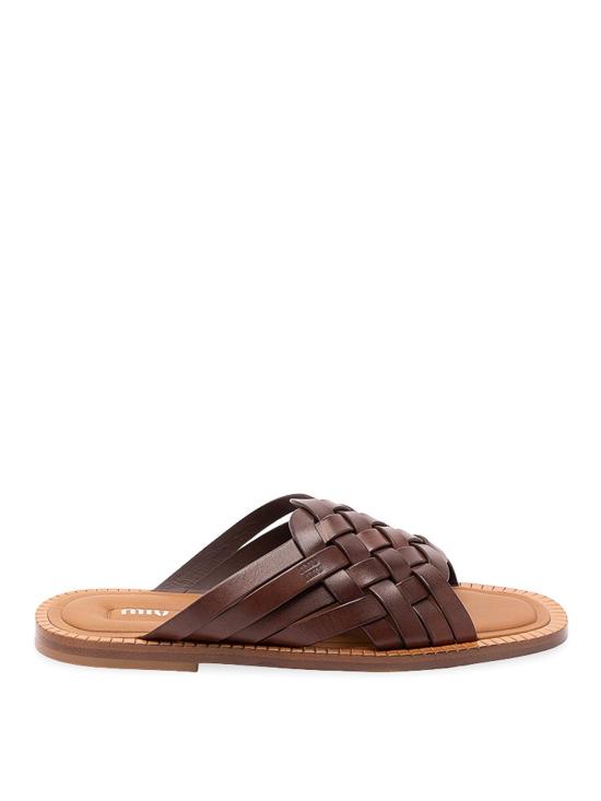26SS 미우미우 뮬/슬리퍼 5XX6783ZN8FA015F0201 Beige