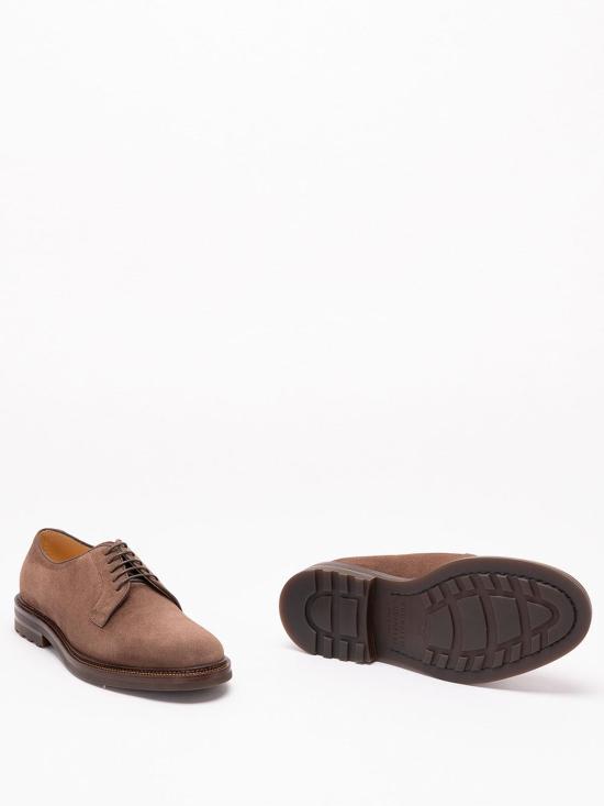 26FW 브루넬로 쿠치넬리 드레스 슈즈 MZUSOLX810C7959 BROWN - BRUNELLO CUCINELLI