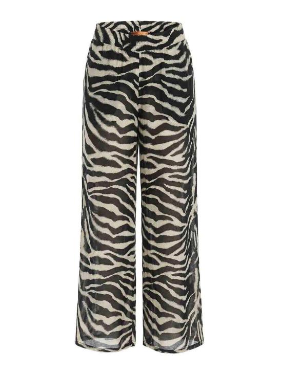 26SS 에르마노 설비노 팔라초 팬츠 D484P700YAJS4800 Animal Print