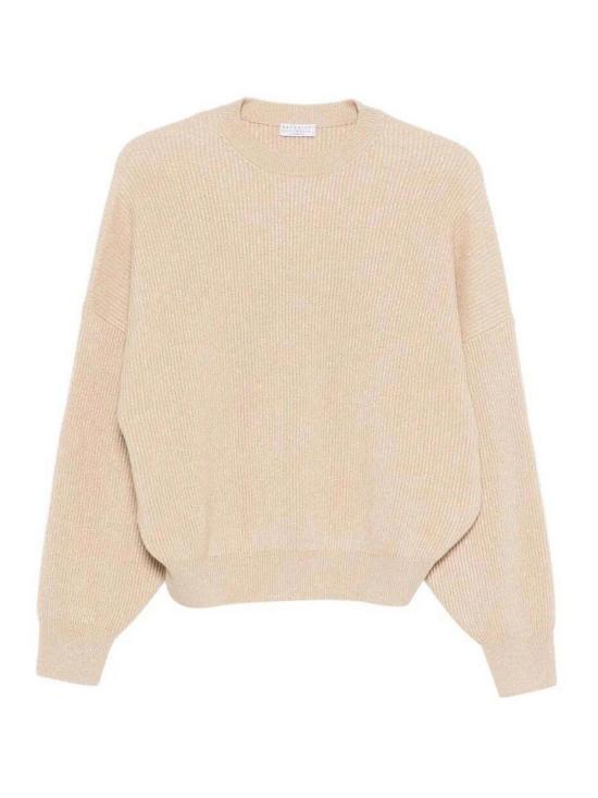 26SS 브루넬로 쿠치넬리 긴팔 티셔츠 M1E224710CMD84 Nude Neutrals