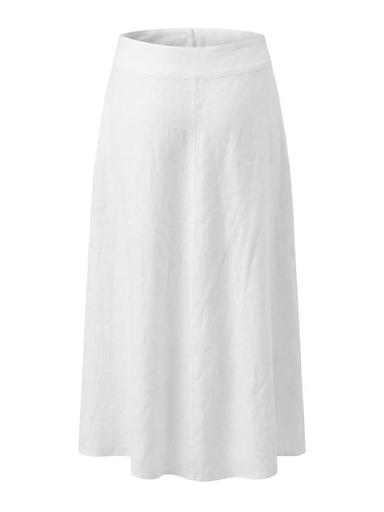 25FW 120 리노 롱 스커트 33ALIW59AF000B317000050 White - 120 LINO