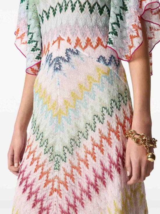 25FW 미소니 미디 스커트 29DS26SG3KBR015IS30G5 White - MISSONI