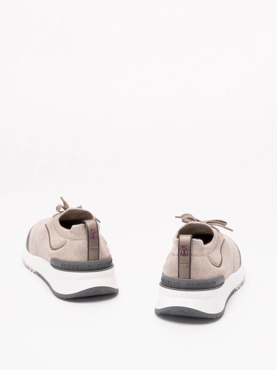26FW 브루넬로 쿠치넬리 스니커즈 MZUAUFO340CEJ23 Light Brown - BRUNELLO CUCINELLI
