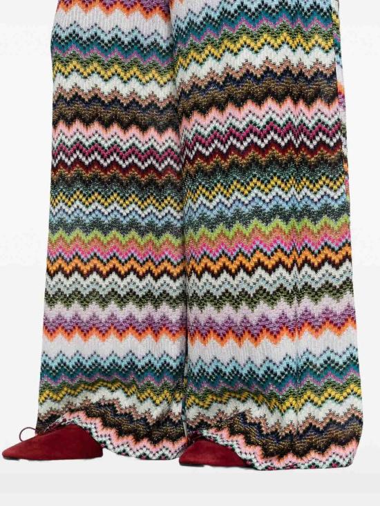 26SS 미소니 팔라초 팬츠 29MC23SI02BR014FSM9YJ Multicolour - MISSONI