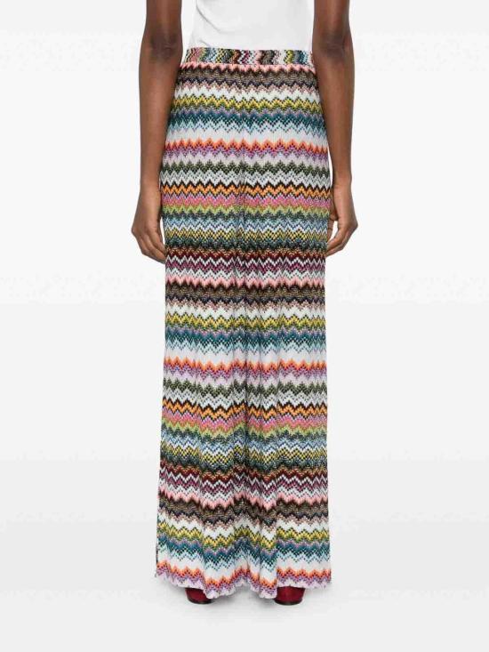 26SS 미소니 팔라초 팬츠 29MC23SI02BR014FSM9YJ Multicolour - MISSONI