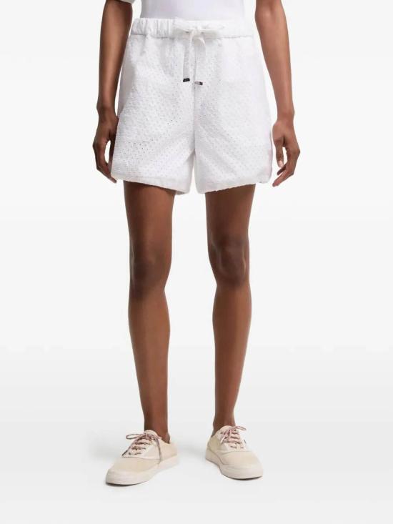 26SS 몽클레어 숏팬츠 0932B00010597LQ001 White - MONCLER