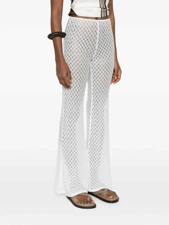 26SS 미소니 팔라초 팬츠 29MC25SI00BR014RS01JW White - MISSONI