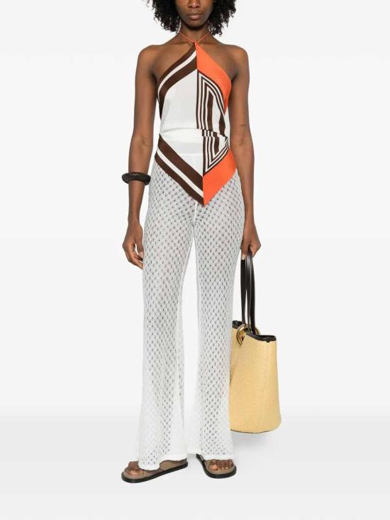 26SS 미소니 팔라초 팬츠 29MC25SI00BR014RS01JW White - MISSONI