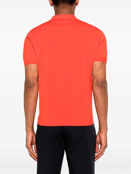 25FW 드루모어 폴로 티셔츠 D0GN146L292 Orange - DRUMOHR