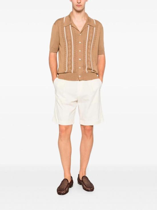 26SS 피아젠차 반팔 셔츠 M1120017001120 White - PIACENZA 1733