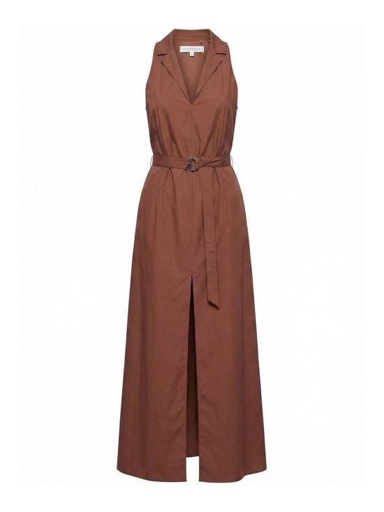 25FW 파트리지아페페 미디 스커트 2A3006A9B9B885 Light Brown