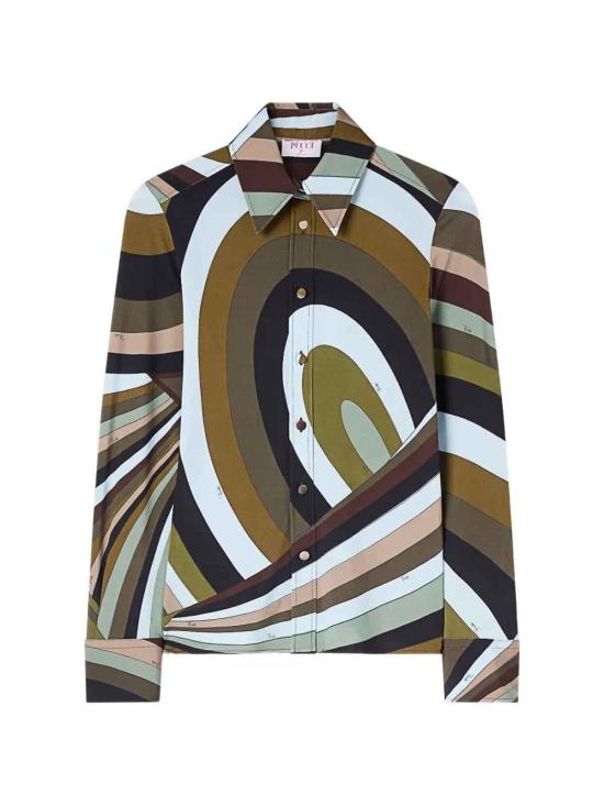 25FW 에밀리오푸치 셔츠 6HJJ056H757008 Blue - EMILIO PUCCI