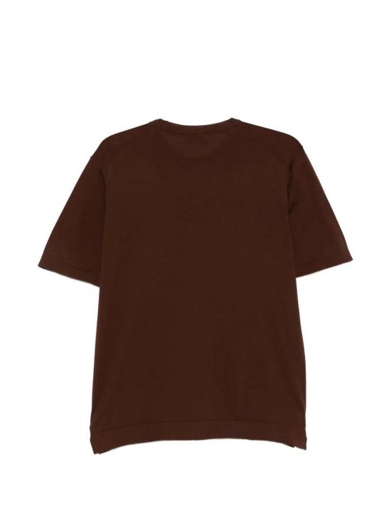 26SS 피아젠차 반팔 티셔츠 M1790001001170 Dark Brown - PIACENZA 1733