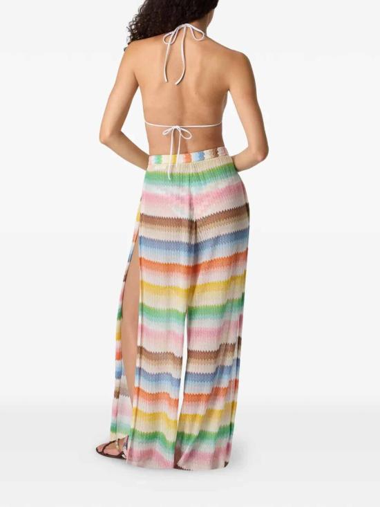 26SS 미소니 팔라초 팬츠 29MC23SI00BR014GSM9X2 Multicolour - MISSONI